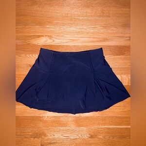 Lululemon Athletica Navy Pace Rival Skirt